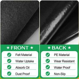 ToLanbbt mat easy to clean with hose and vacuuming after use