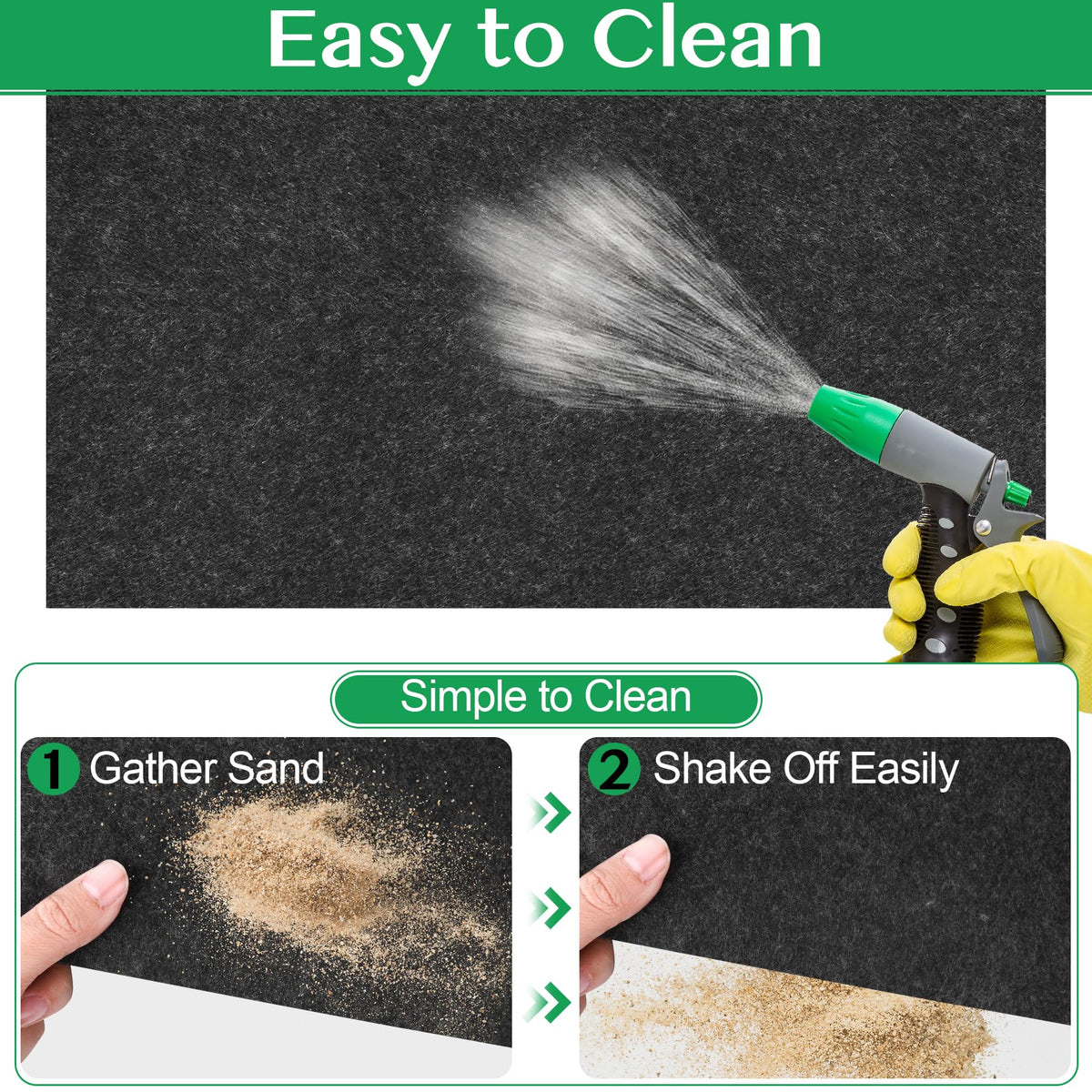 ToLanbbt outdoor shed floor mat guards against dust and leaks