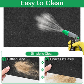 ToLanbbt outdoor shed floor mat guards against dust and leaks