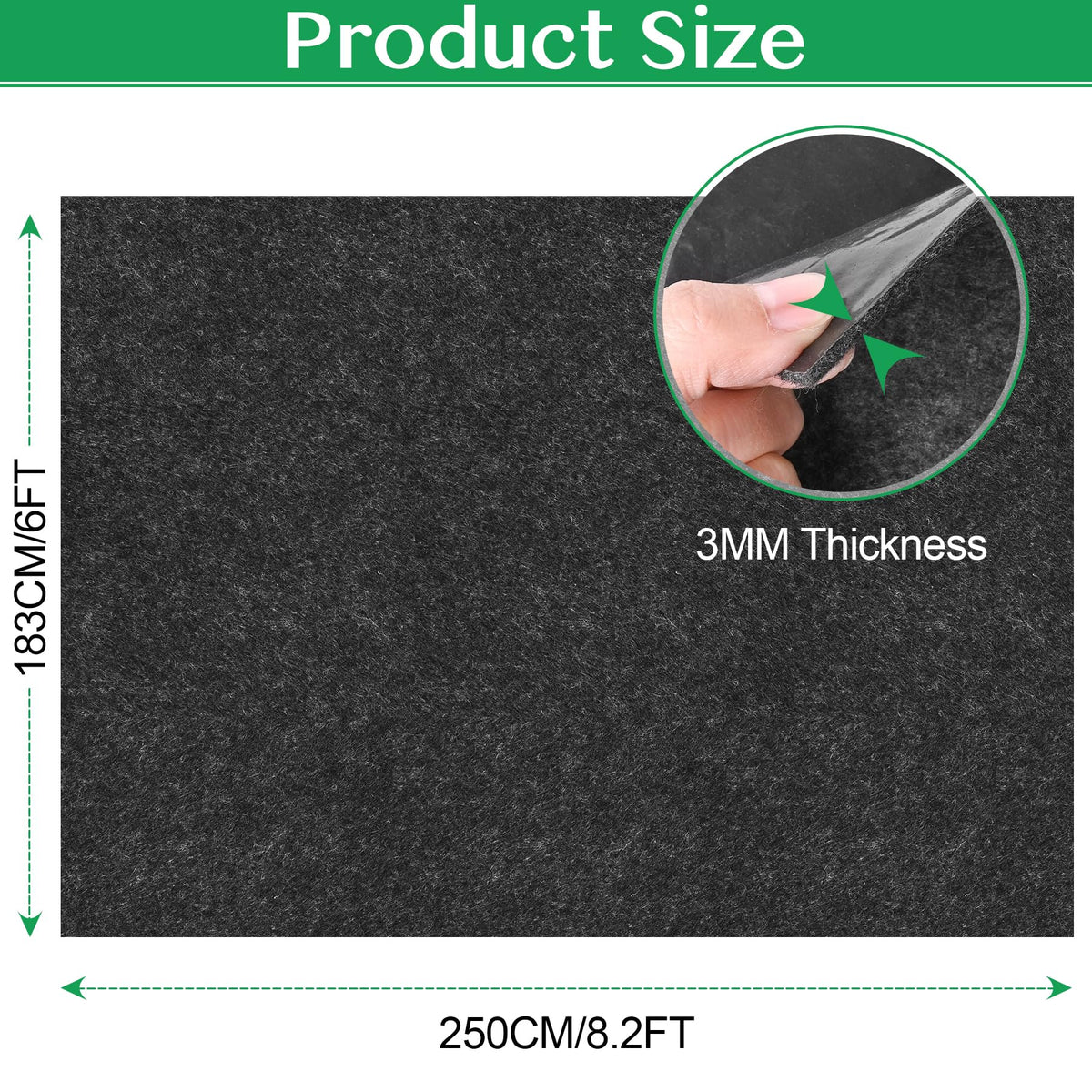 ToLanbbt outdoor shed floor mat waterproof backing protects floors