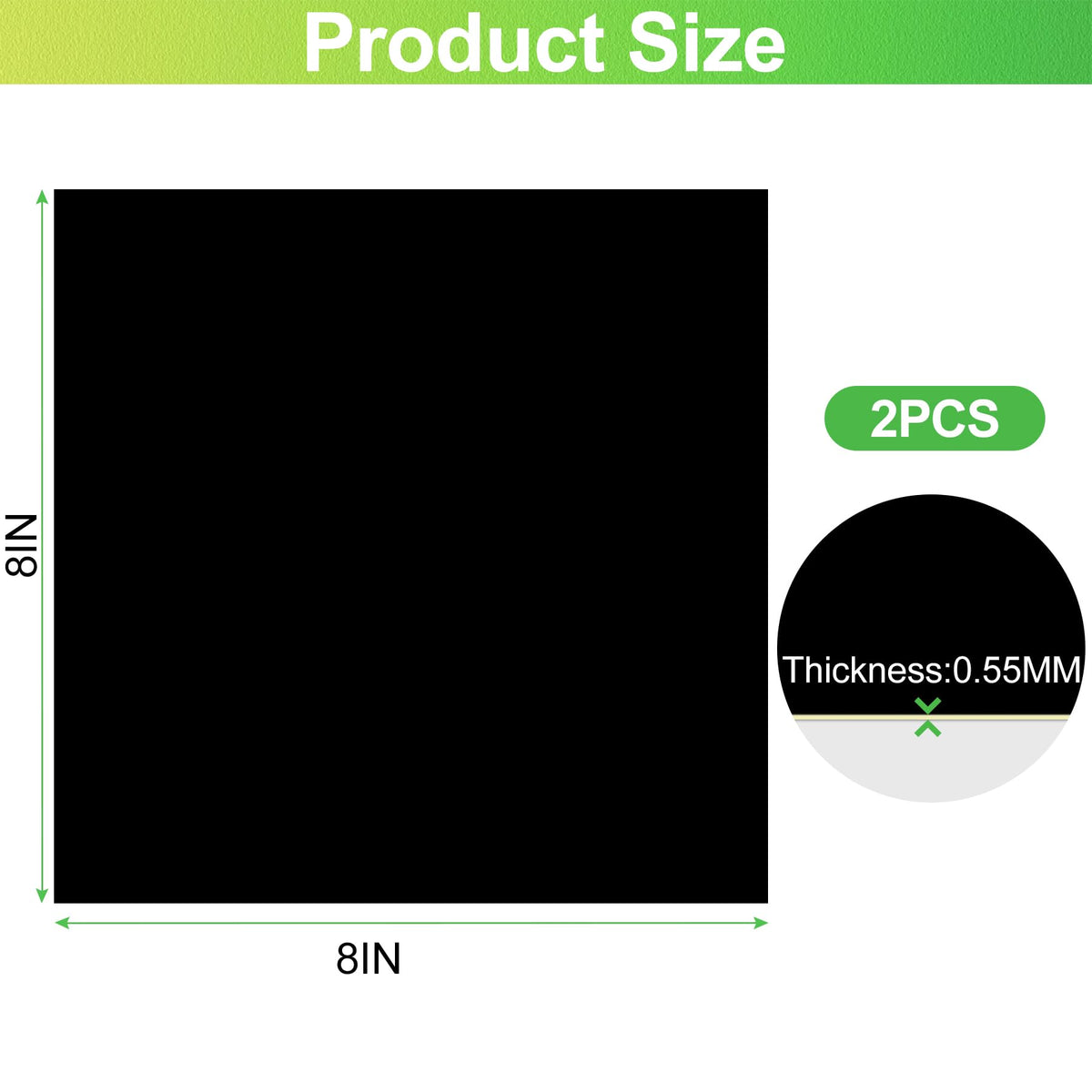 ToLanbbt 2-pack 8x8 patch package ready-to-use repair solution for ponds.