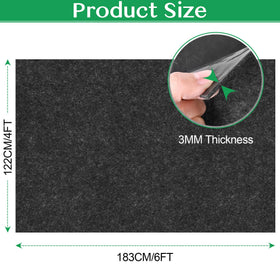 ToLanbbt shed floor mat close-up showing dense felt absorption
