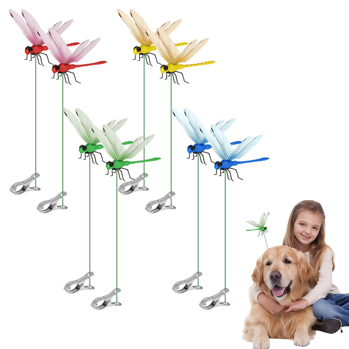 Tolego 3D dragonfly wing detail for realistic outdoor decor