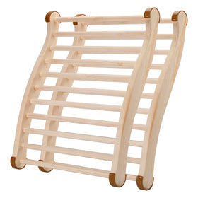 TOLHYUN ergonomic curve sauna backrest for comfortable infrared sessions.