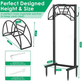 TomCare durable outdoor hose storage keeps your yard tidy.
