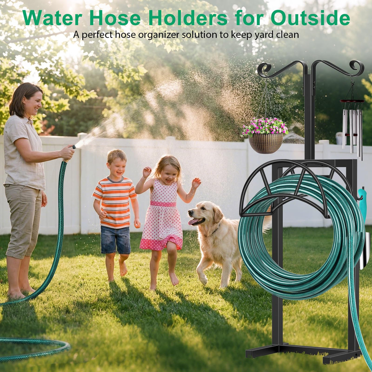 TomCare hose holder being assembled with included hardware in minutes.