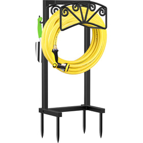 TomCare garden hose holder displayed in heavy duty setup for outdoor use