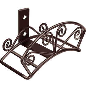 TomCare garden hose holder wall mount in bronze keeps outdoor hoses neatly stored