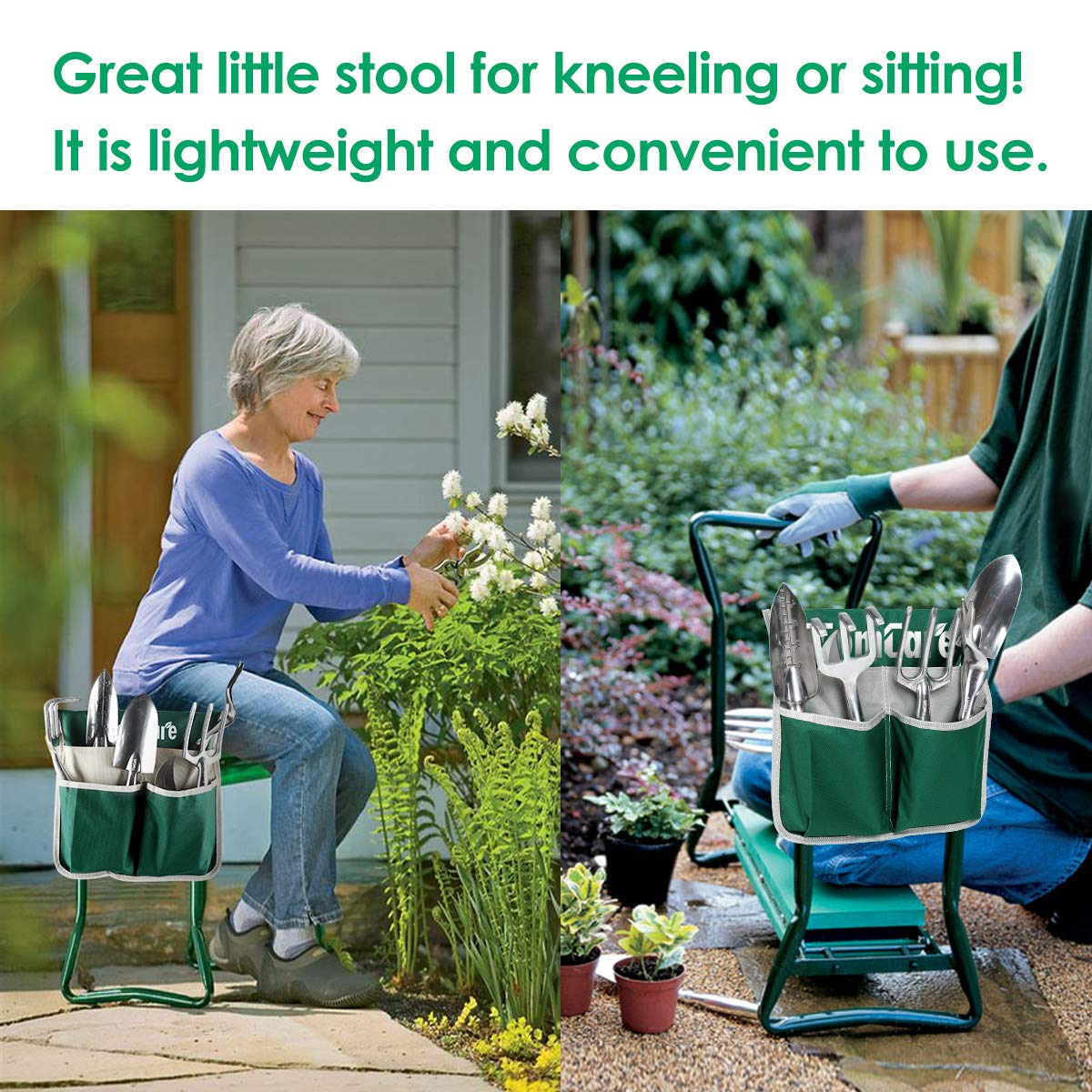 TomCare gift-ready kneeler is a thoughtful companion for gardeners.