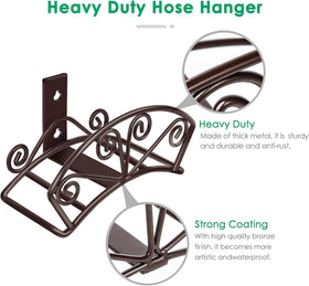 TomCare heavy-duty metal hose hanger supports large hoses