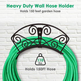 TomCare holds up to 150ft of hose on a wall mount.