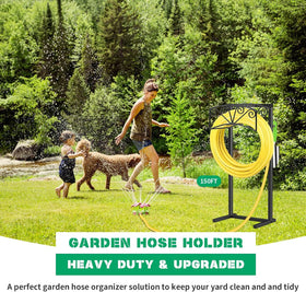 TomCare holder accommodates long hoses up to 160 ft