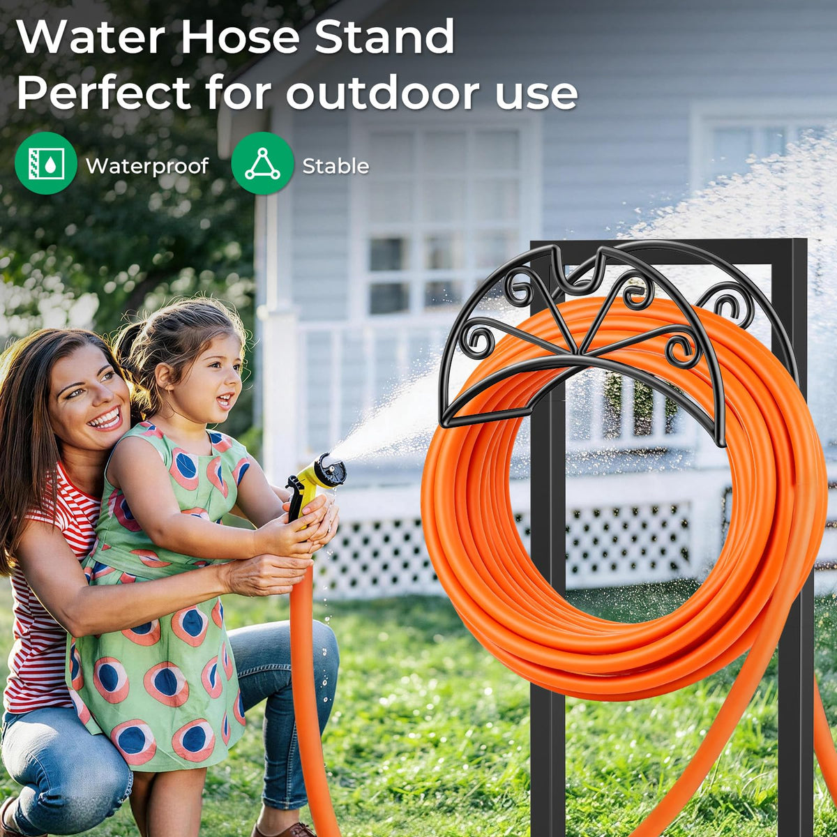TomCare hose holder easy assembly saves setup time in the garden