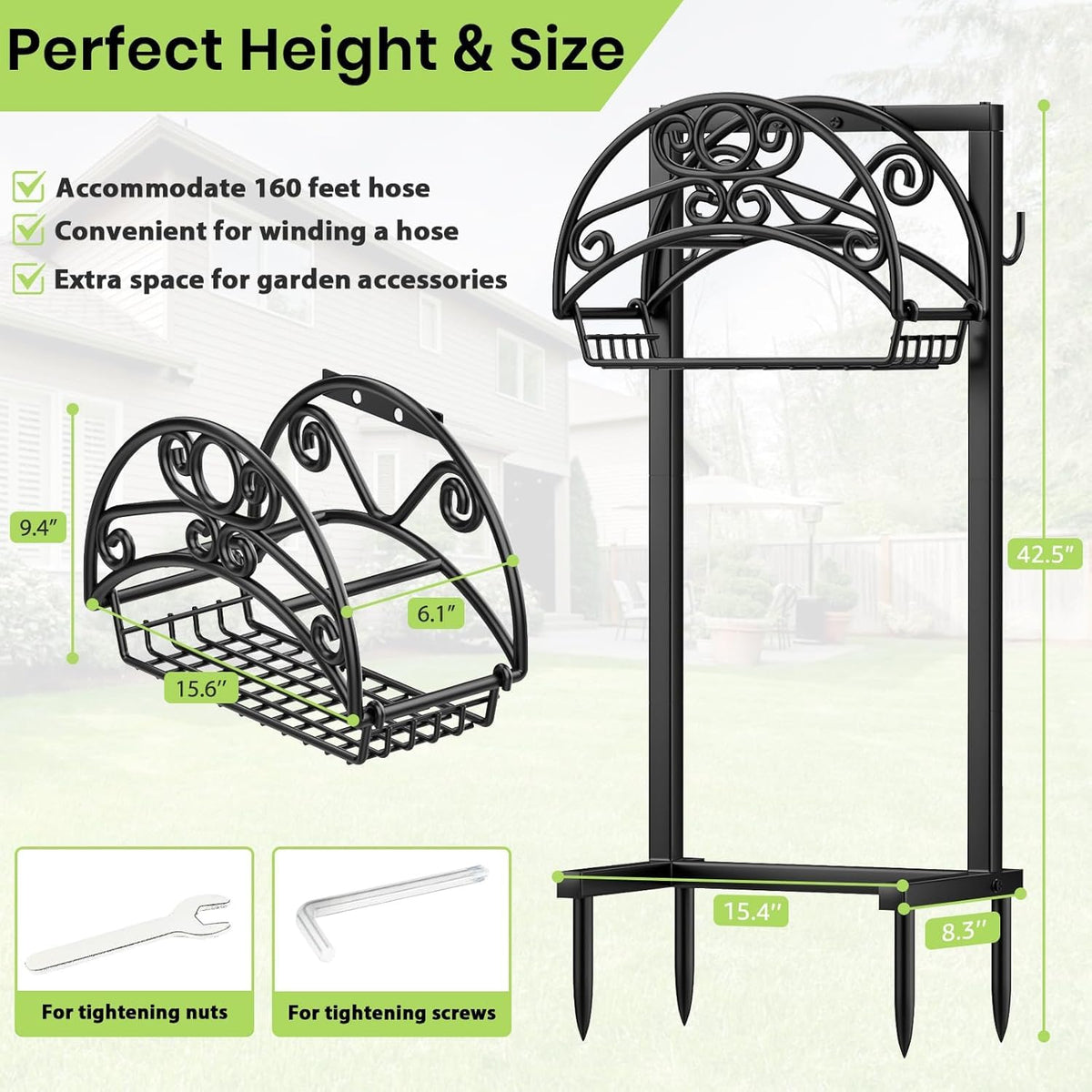 TomCare outdoor organizer improves garden organization and tidiness
