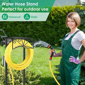 TomCare square base hose stand showcasing sturdy design