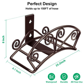 TomCare wall-mounted holder is easy to install with included screws