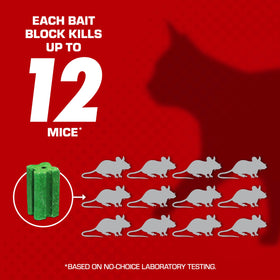 Tomcat 1 oz bait blocks designed for professional use in bait stations.