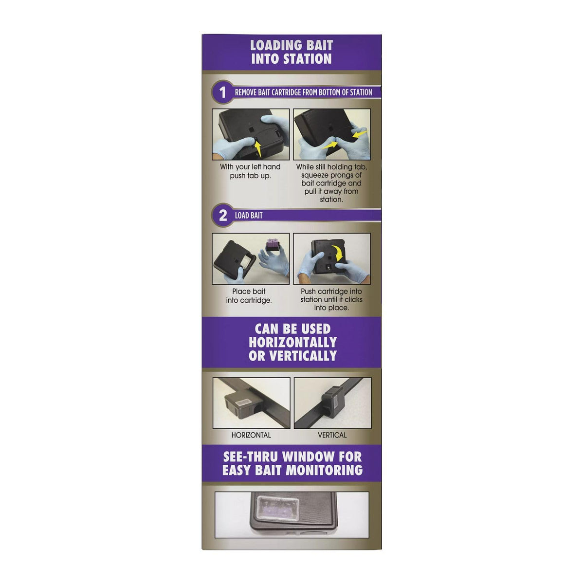 Tomcat Advanced Brand station placed in a basement corner for targeted rodent control.