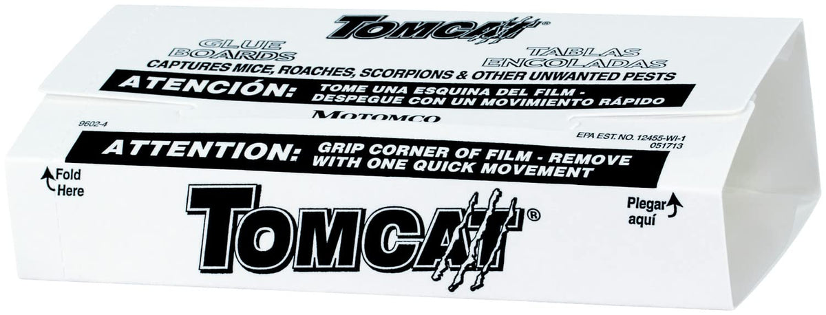 Tomcat glue boards flat-trap design for versatile placement