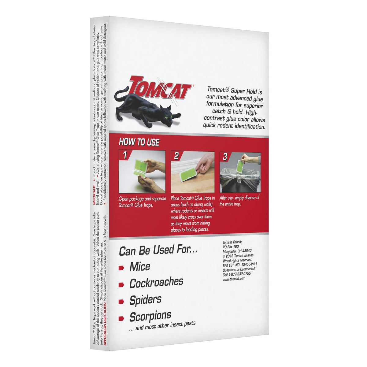 Tomcat glue trap ideal for kitchen use.