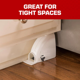 Tomcat Kill & Contain Trap placed in tight spaces for effective control