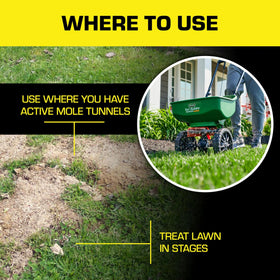 Tomcat lawn-safe formula uses natural ingredients for safe garden use.