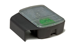 Tomcat Mouse Killer(e) station side view highlighting tamper-resistant design.