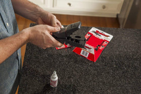 Tomcat Rat Snap Trap in-use angle shows placement near run lines