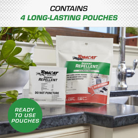Tomcat Repellent Pouches in closets help deter nesting and foraging.