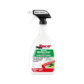 Tomcat rodent repellents ready-to-use bottle for indoor and outdoor protection.