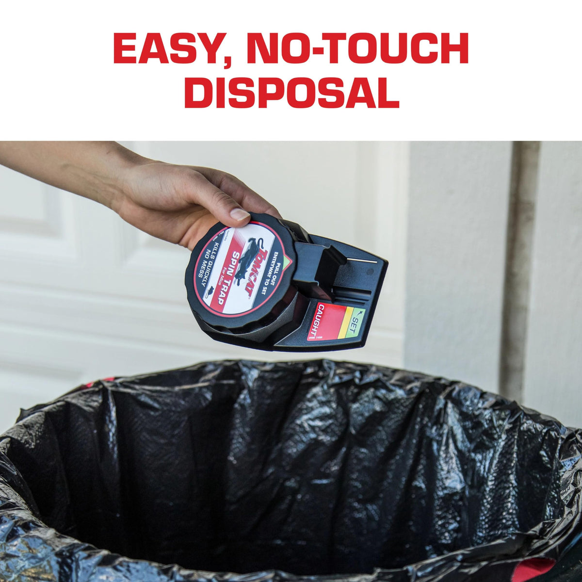 Two disposable traps per package for easy replacements.