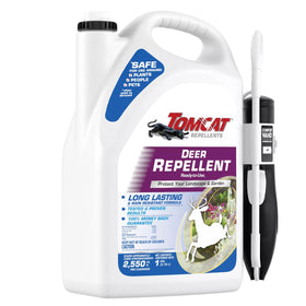Tomcat-sprayed-plants show protected leaves after application.