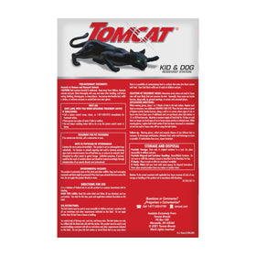Tomcat weatherproof bait station designed for indoor and outdoor use.