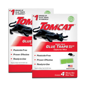 Tomcat Super Hold Glue Traps packaging ready to use for quick pest control
