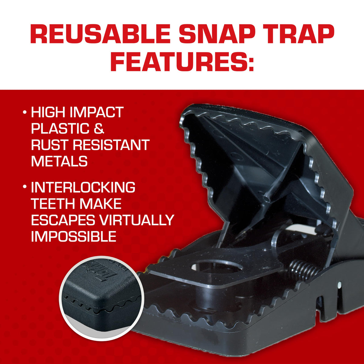 Tamper-resistant design reduces accidental triggering in Tomcat tunnel.