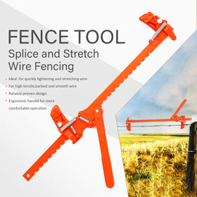 TOMESHA easy-to-use fence tool reduces slack and gaps during installation