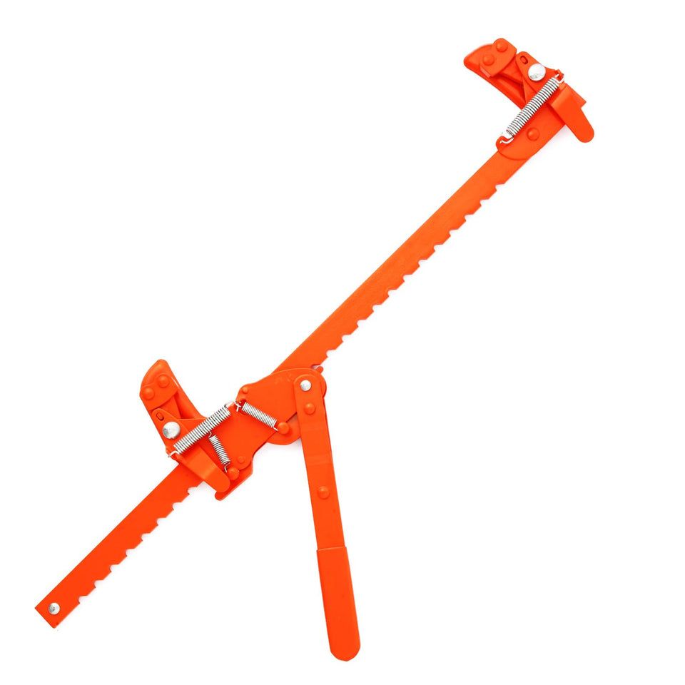 TOMESHA heavy-duty fence stretcher tool shown for reliable tensioning on barbed and smooth wire fences
