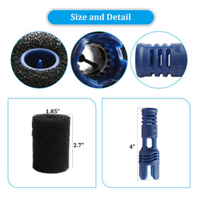 TOMLEND Tail Sweep Pro 6-scrubbers kit for durable pool cleaning
