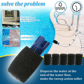 TOMLEND Tail Sweep Pro scrubber on Polaris 3900 Sport enhances water flow and cleaning
