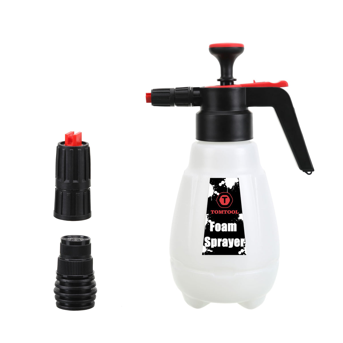 TOMTOOL foam sprayer main body shows rugged bottle for portable car washing