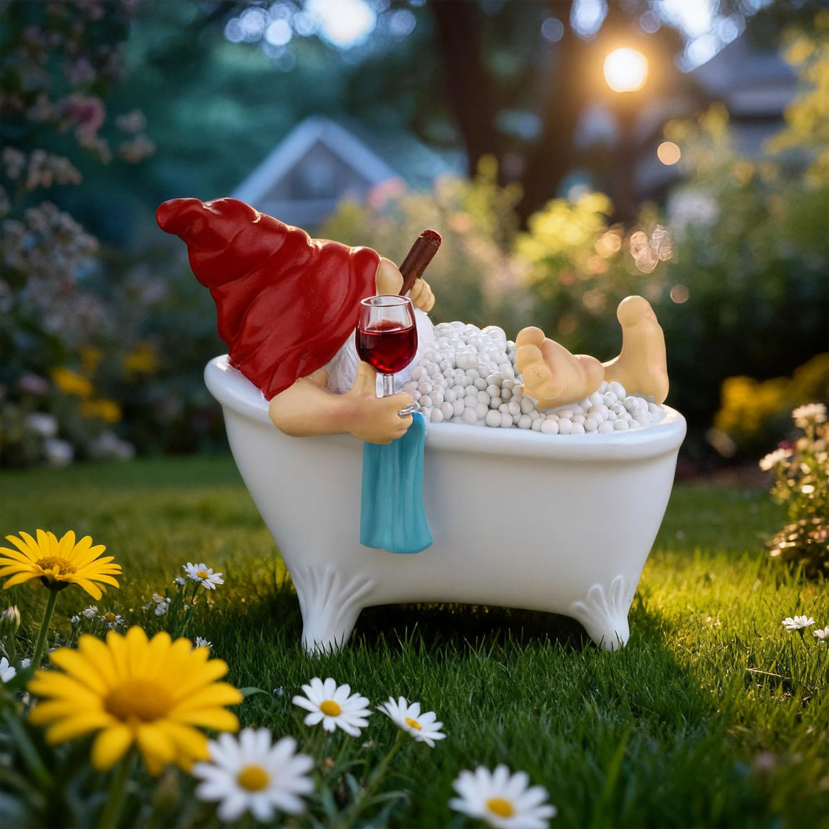 Toncoke lawn decor gnome suitable for year round indoor or outdoor use