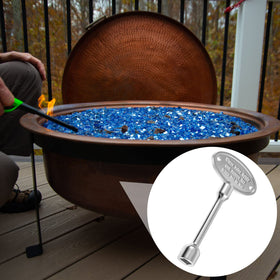 Tondiamo bright-colored decorative fireplace key, enhances visibility and quick locating.