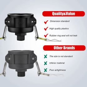 Tondiamo polypropylene body highlights durable, rust-free construction for long life.