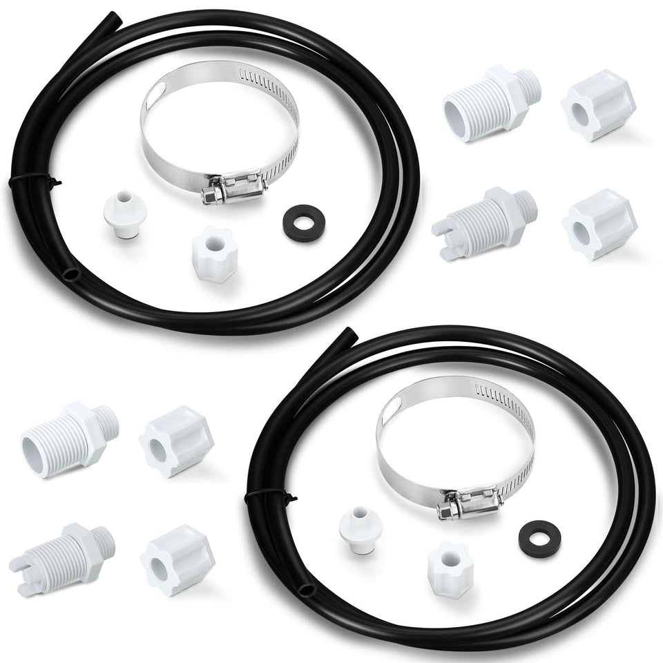 Tondiamo saddle clamp secures chlorinator feeder installation and prevents leaks.