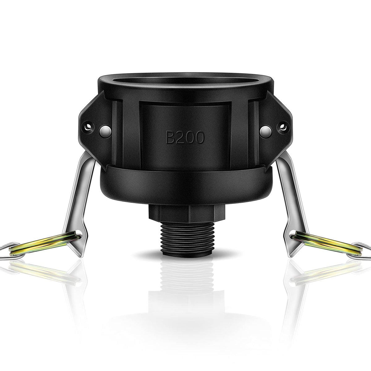 Tondiamo tote fittings 2in to 3-4-inch camlock for fast, secure drainage connections.