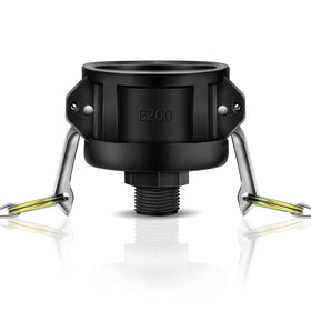 Tondiamo tote fittings 2in to 3-4-inch camlock for fast, secure drainage connections.