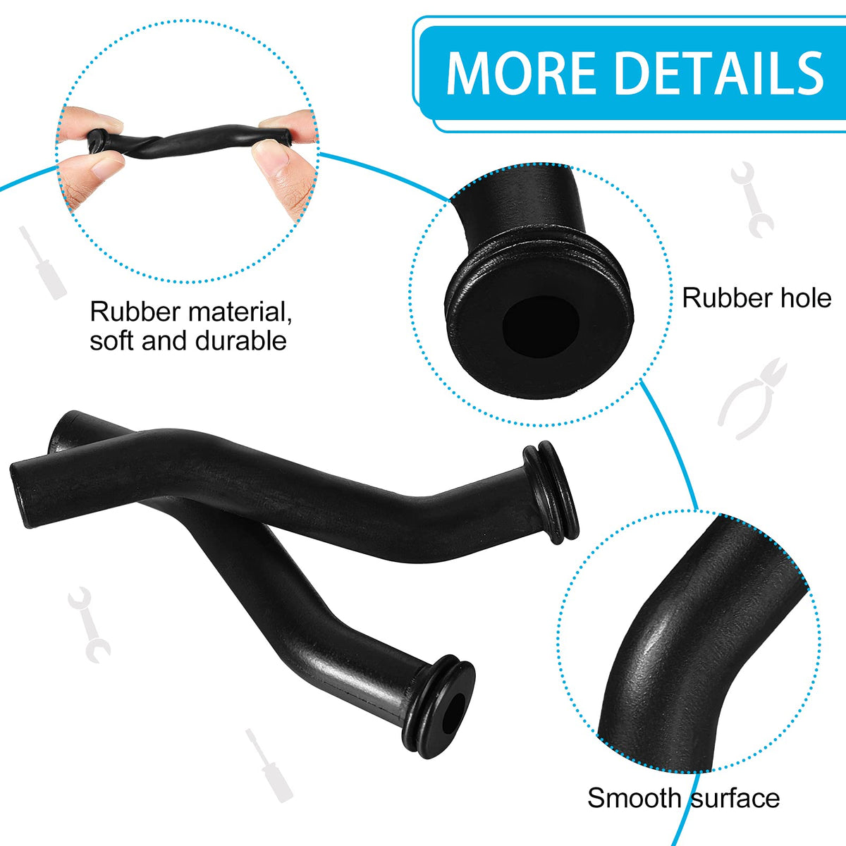 Tondiamo wear-resistant plastic hose for durable daily lawn care tasks.