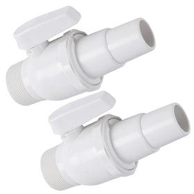 TonGass 2-pack valve body with 1.5 inch MIP for Hayward SP0729 compatibility