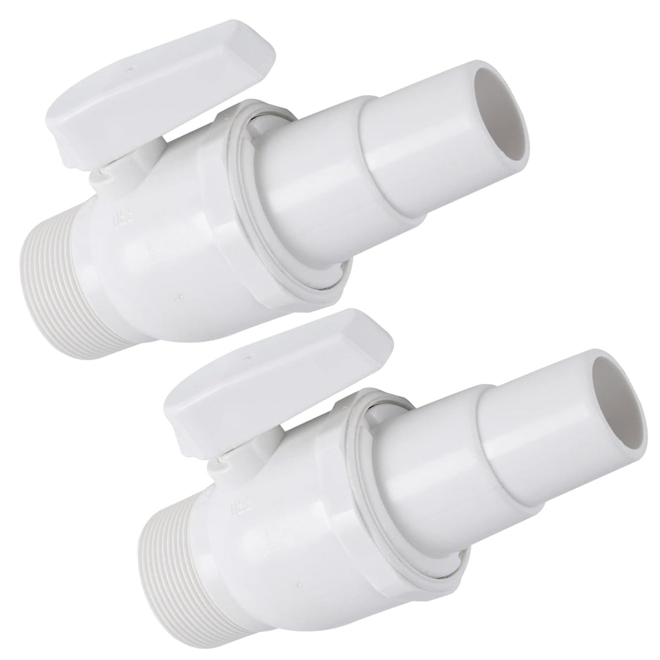 TonGass 2-pack valve body with 1.5 inch MIP for Hayward SP0729 compatibility