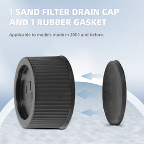 Two caps and gaskets in one TonGass 2-pack for ready replacements.